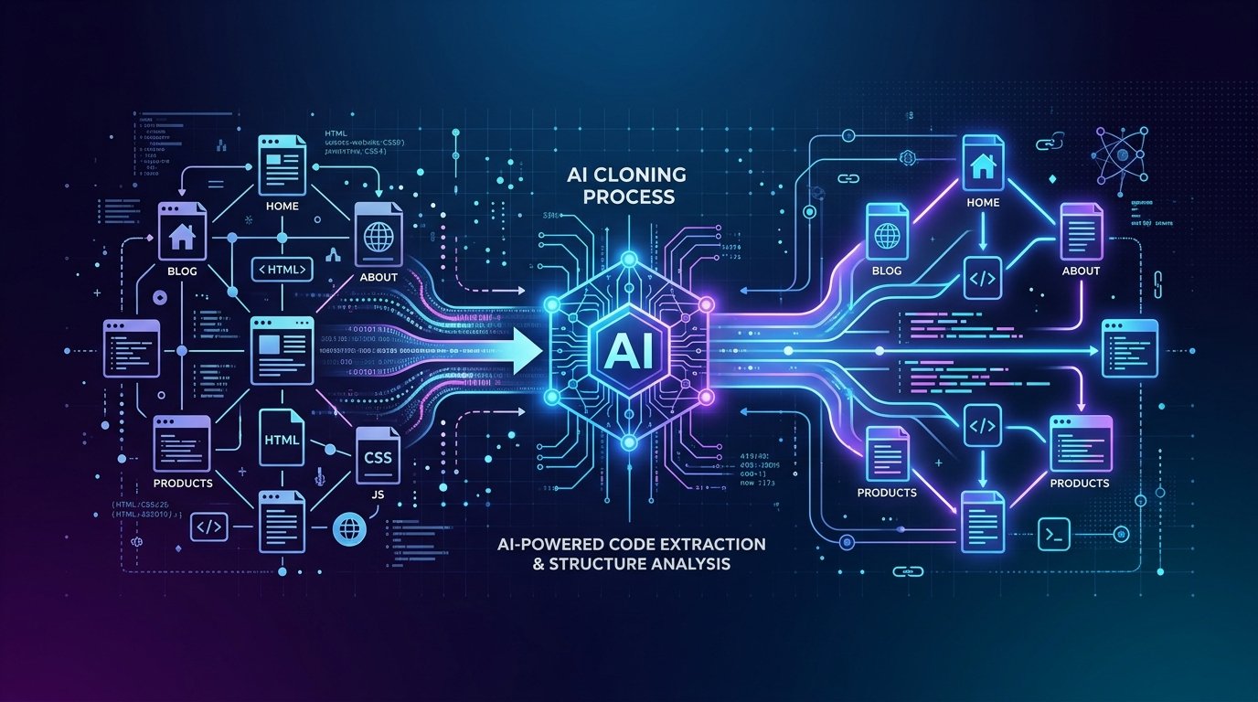 一行指令複製網站？這個開源 AI 超會抄